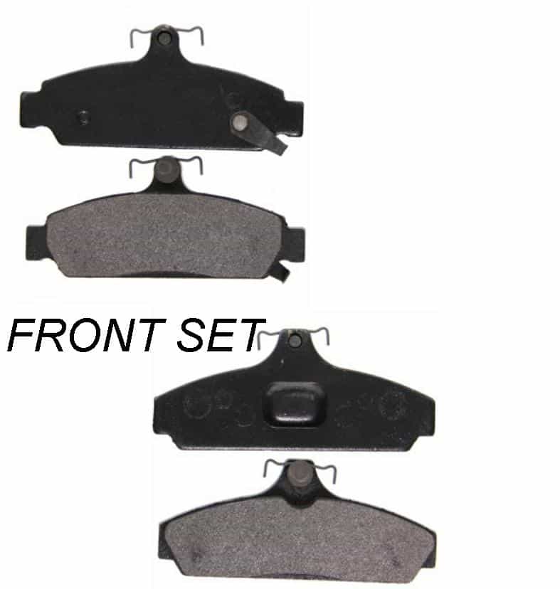 Disc Pads: 84-87 Corvette Front (standard duty)